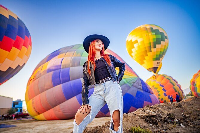 Balloon Flight with Breakfast in a Natural Cave and Transportation from CDMX - Watching Balloon Inflation Before You Fly at About 10,000 ft