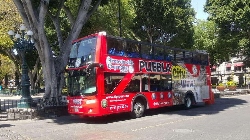 Puebla Sightseeing Tour by Double-Decker Tram - Where You Board: Zócalo Departure and the Yellow Tram Detail
