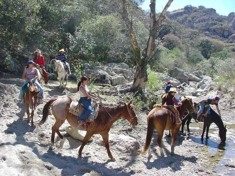 San Miguel Allende: Half-Day Horseback Riding Adventure - Hot Springs Soak vs. 150-Foot Rappel Finish