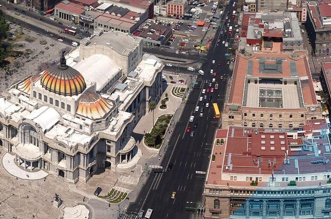 Viewpoint Torre Latino Panoramic view of Mexico City - Floor 38 museum stop: The City and the Tower