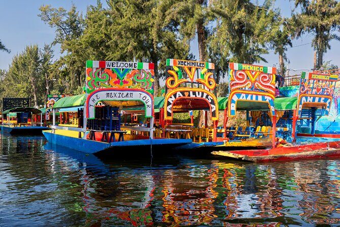 Xochimilco, Casa de Frida Kahlo, Coyoacán and UNAM - Coyoacán’s Center: St. John the Baptist, Coyote Fountain, and the Kiosk Square