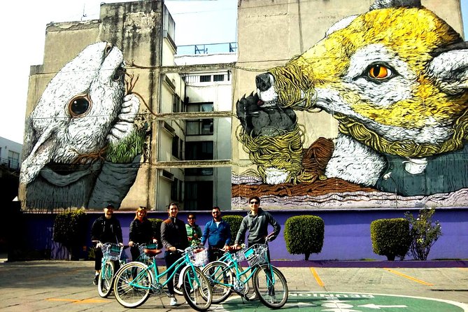 Mexico City; ART NACO : Murals & Street Art Bike Tour - Why a bike tour is the fast way to read Mexico City street art